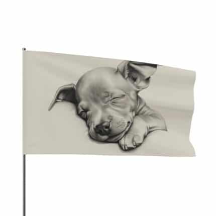 American Hairless Terrier Flag