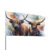 Highland Cows Flag