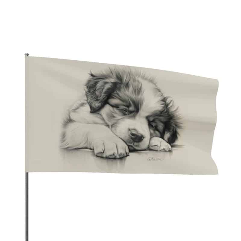 Australian Shepherd Dog Flag