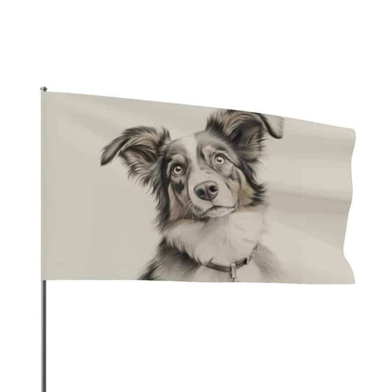 Australian Shepherd Dog Flag