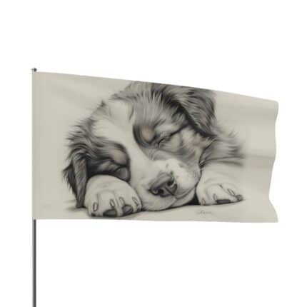 Australian Shepherd Dog Flag