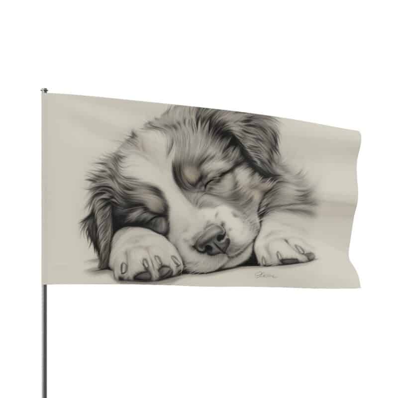 Australian Shepherd Dog Flag