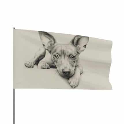 American Hairless Terrier Flag