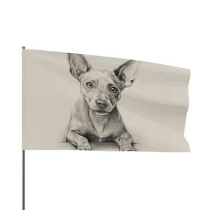 American Hairless Terrier Flag