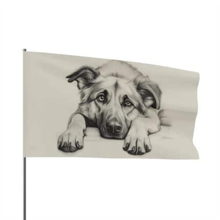 Anatolian Shepherd Dog Flag