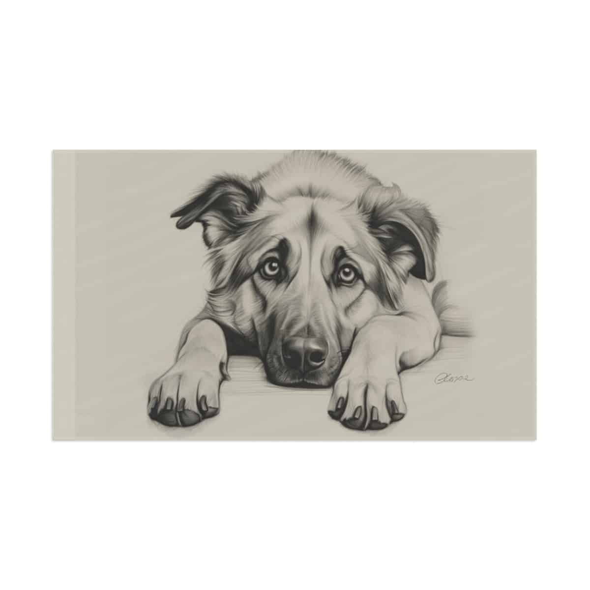 Anatolian Shepherd Dog Flag