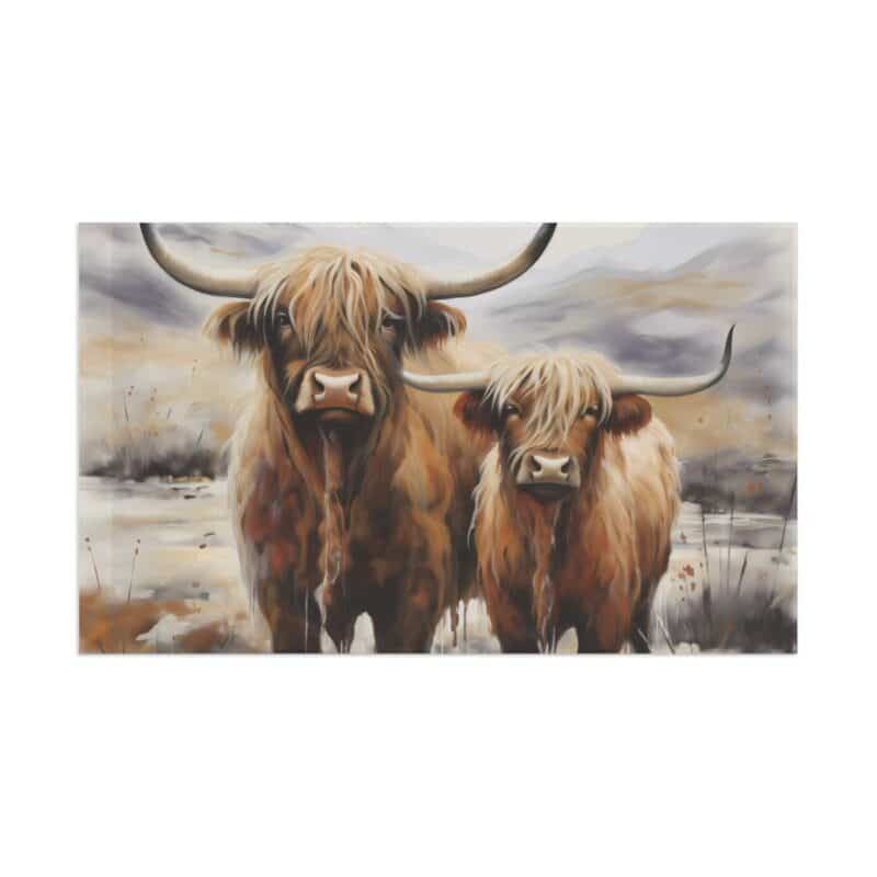 Highland Cows Flag