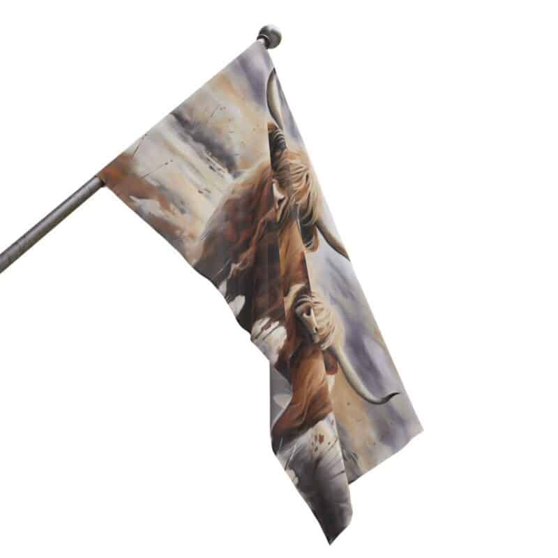 Highland Cows Flag