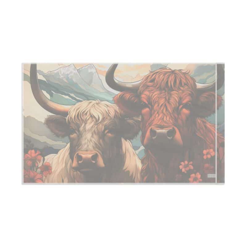 Highland Cows Flag