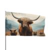 Highland Cows Flag