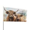 Highland Cows Flag