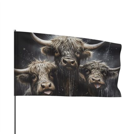 Highland Cows Flag