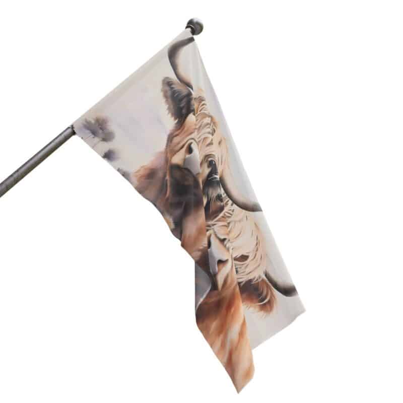 Highland Cows Flag