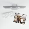 Highland Cows Mouse Pad Desk Mat