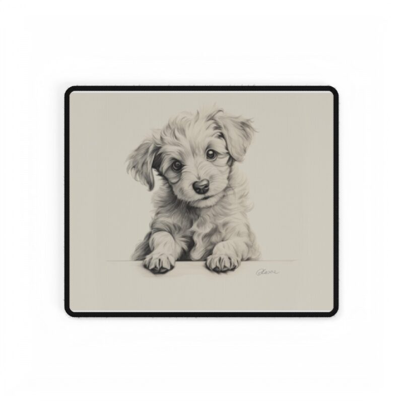 Poodle Mouse Pad Desk Mat