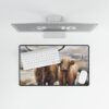 Highland Cows Mouse Pad Desk Mat