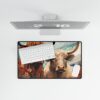 Highland Cows Mouse Pad Desk Mat