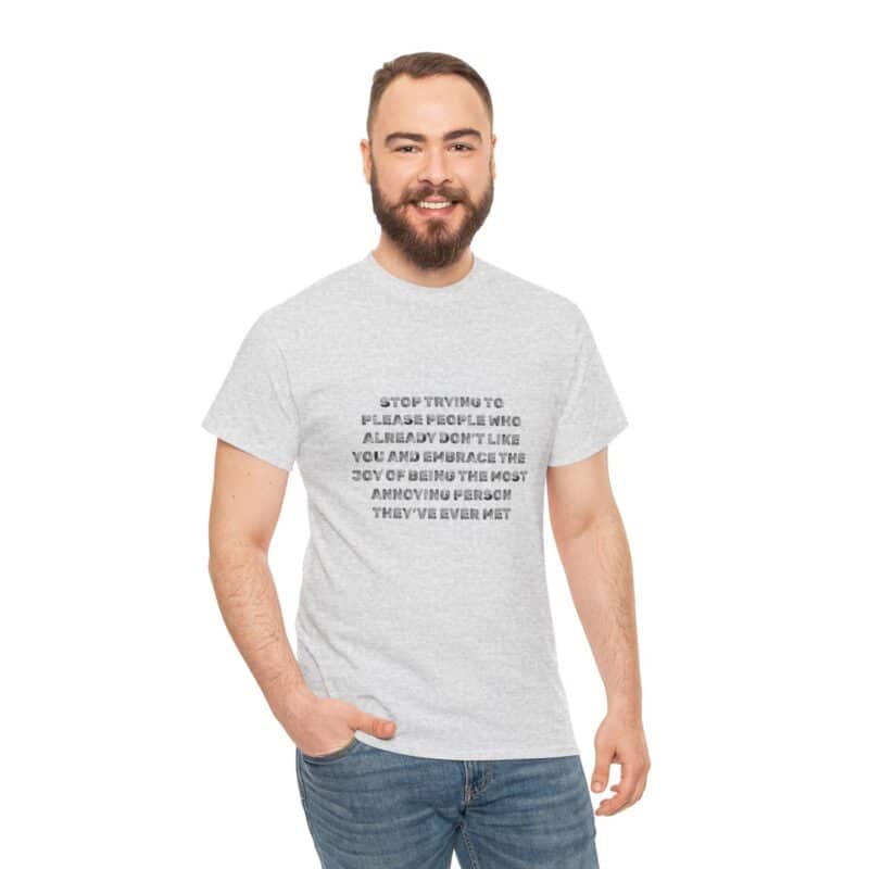 Stop People Pleasing Heavy Weight T-Shirt