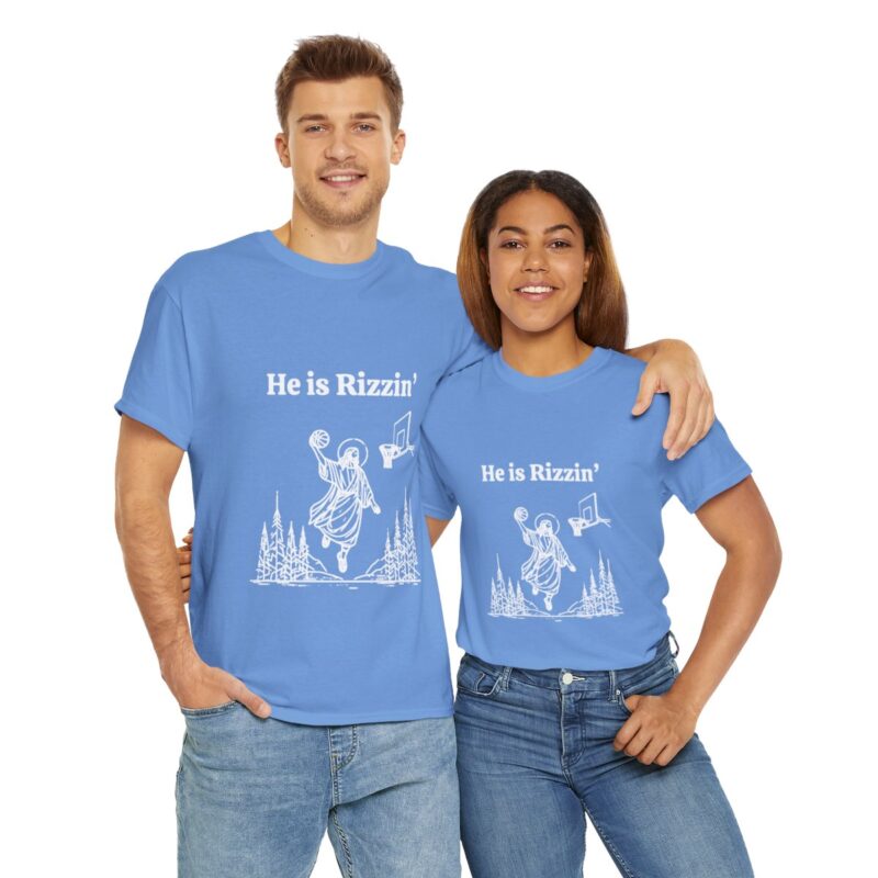 Funny Easter T-Shirt - Jesus Playing Basketball