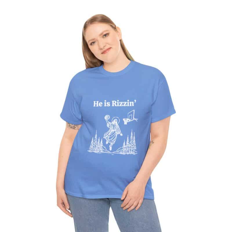 Funny Easter T-Shirt - Jesus Playing Basketball