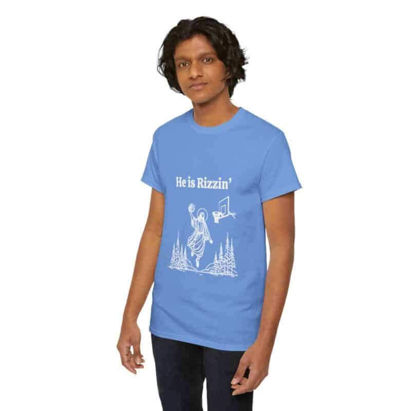 Funny Easter T-Shirt - Jesus Playing Basketball