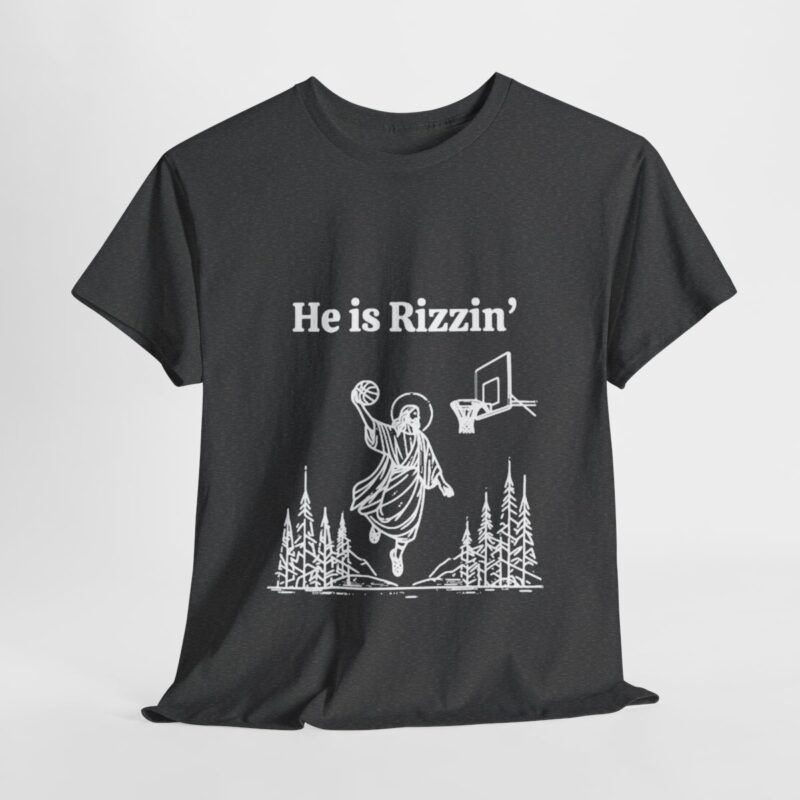 Funny Easter T-Shirt - Jesus Playing Basketball