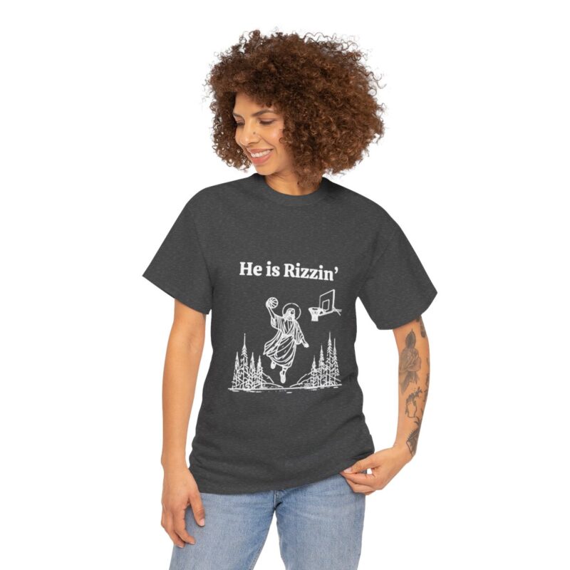 Funny Easter T-Shirt - Jesus Playing Basketball