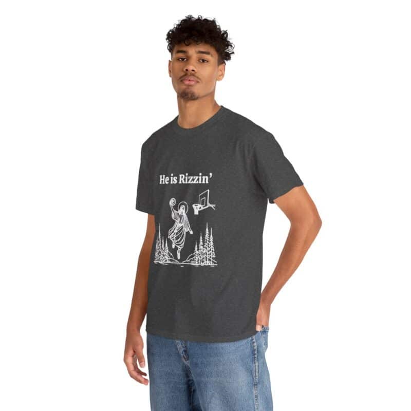 Funny Easter T-Shirt - Jesus Playing Basketball