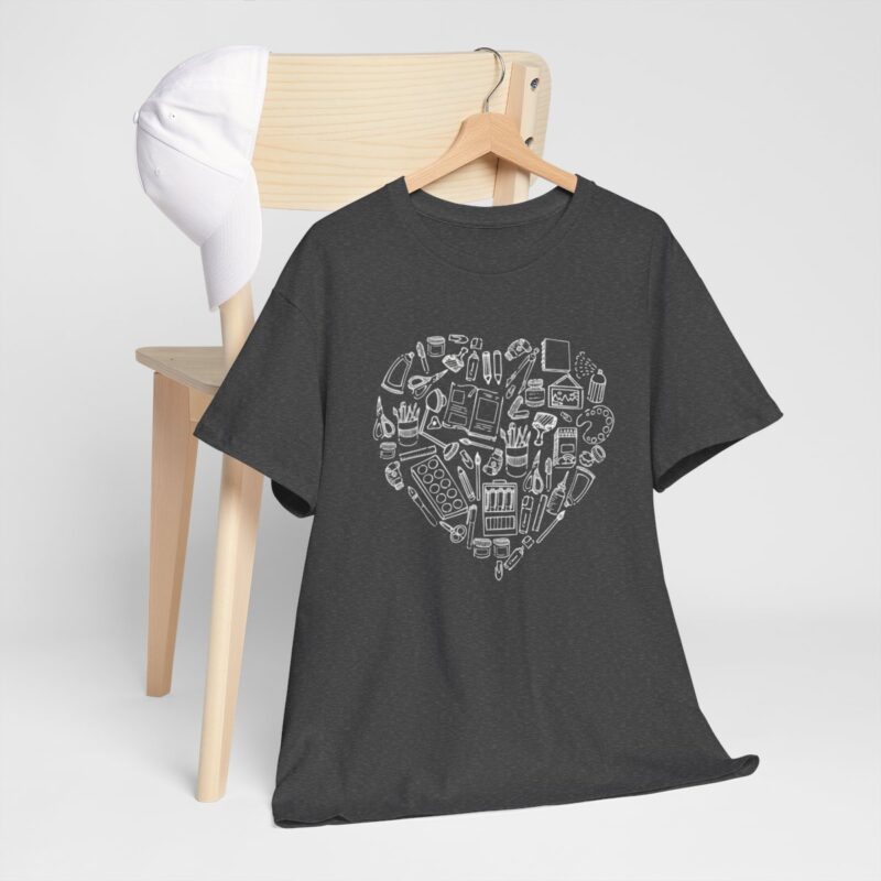 Creative Heart Artist T-Shirt in Soft, Breathable Fabric