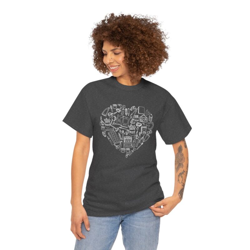 Creative Heart Artist T-Shirt in Soft, Breathable Fabric