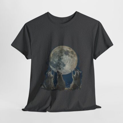 Vintage Funny Three Racoons Moon Retro T-Shirt