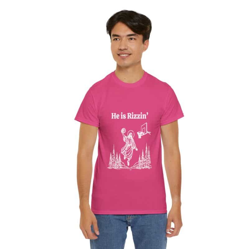 Funny Easter T-Shirt - Jesus Playing Basketball