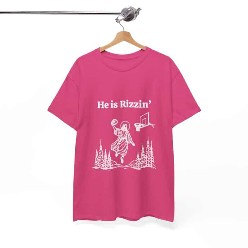 Funny Easter T-Shirt - Jesus Playing Basketball