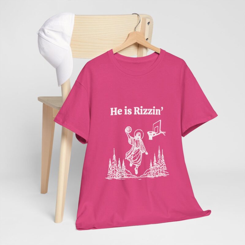 Funny Easter T-Shirt - Jesus Playing Basketball