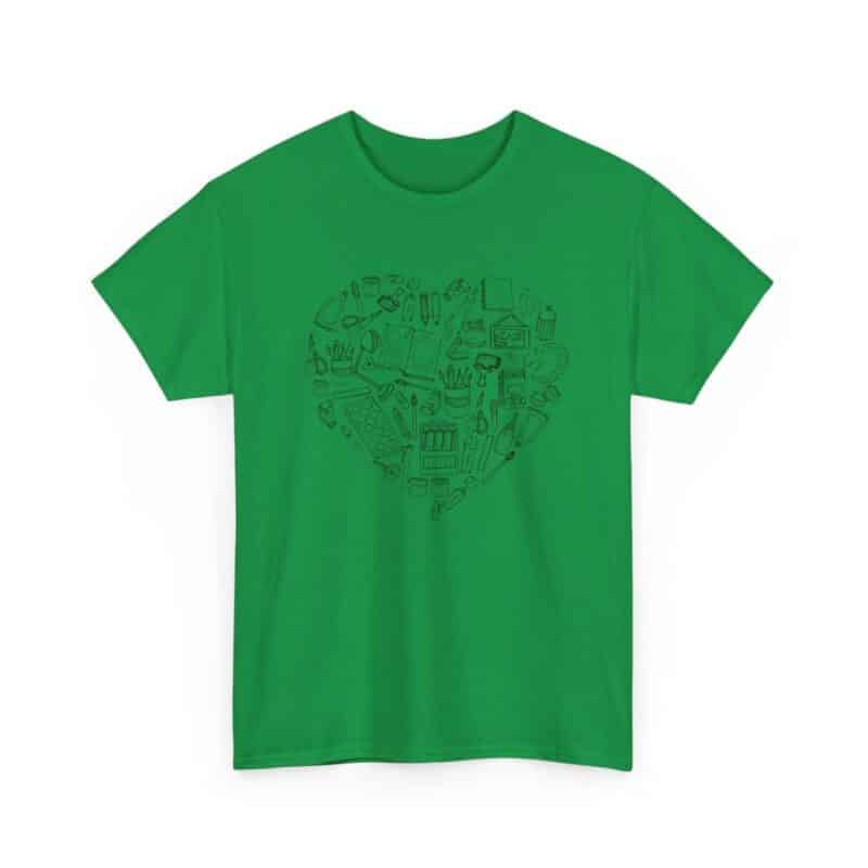 Creative Heart Artist T-Shirt in Soft, Breathable Fabric