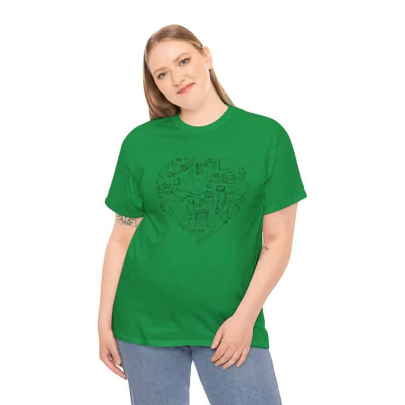 Creative Heart Artist T-Shirt in Soft, Breathable Fabric