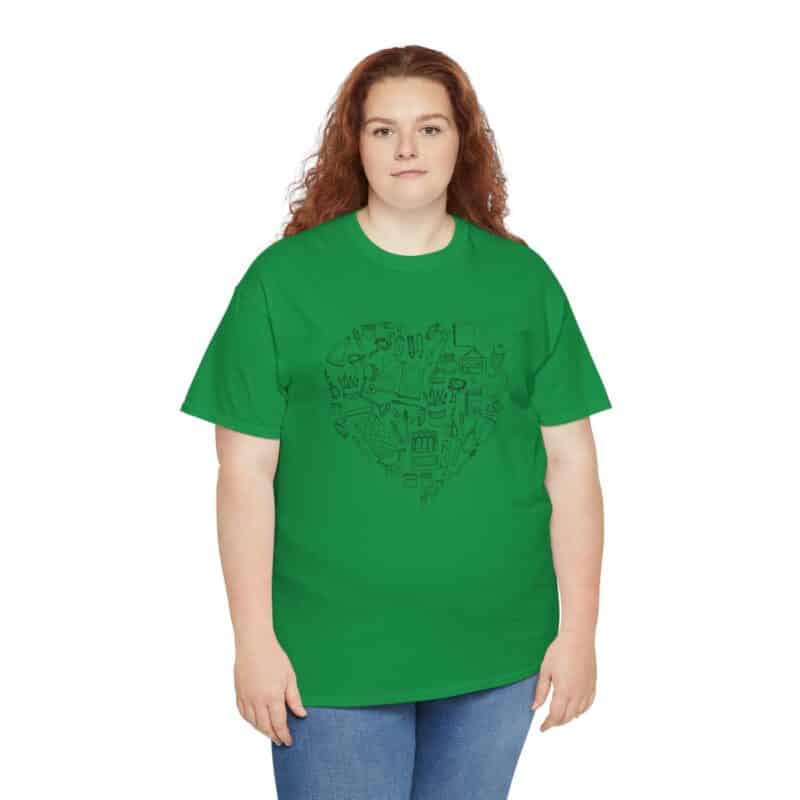 Creative Heart Artist T-Shirt in Soft, Breathable Fabric