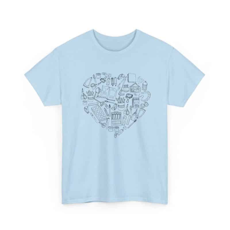 Creative Heart Artist T-Shirt in Soft, Breathable Fabric