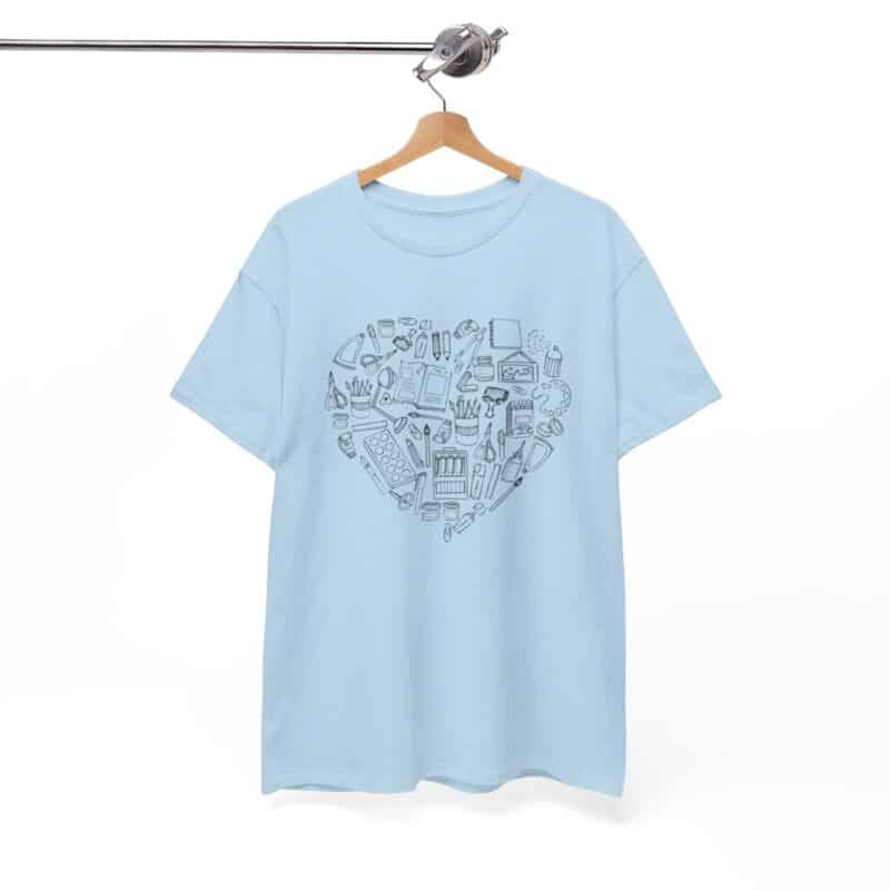 Creative Heart Artist T-Shirt in Soft, Breathable Fabric