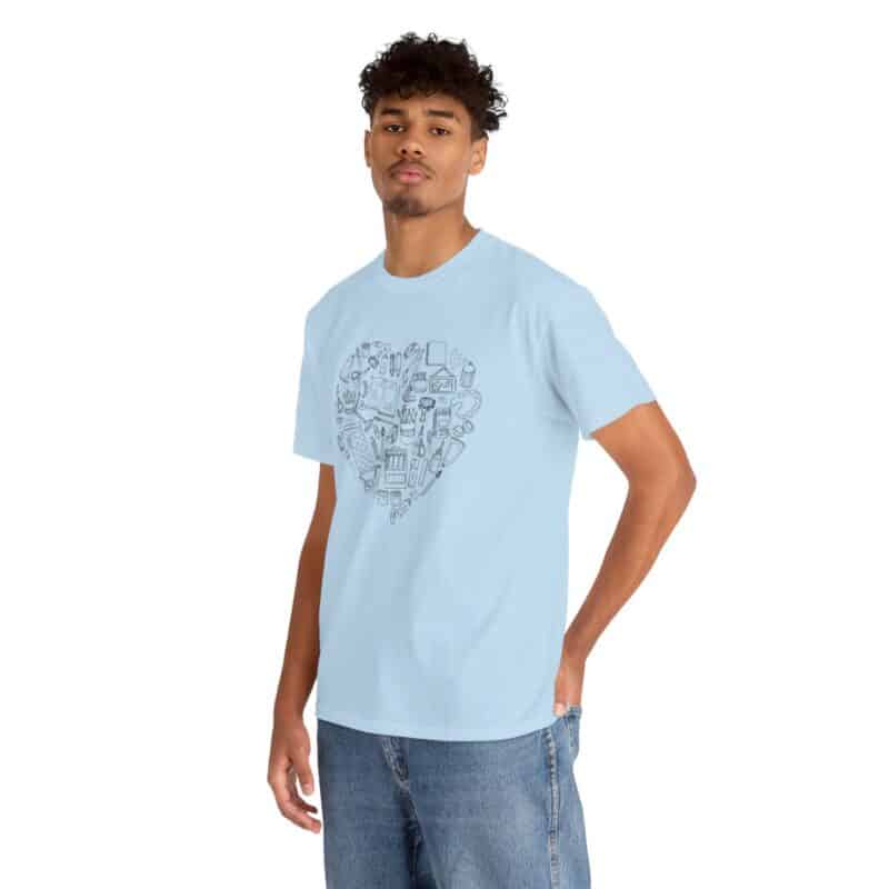 Creative Heart Artist T-Shirt in Soft, Breathable Fabric