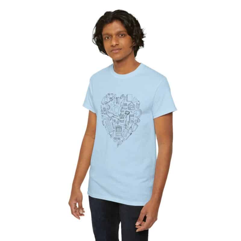 Creative Heart Artist T-Shirt in Soft, Breathable Fabric