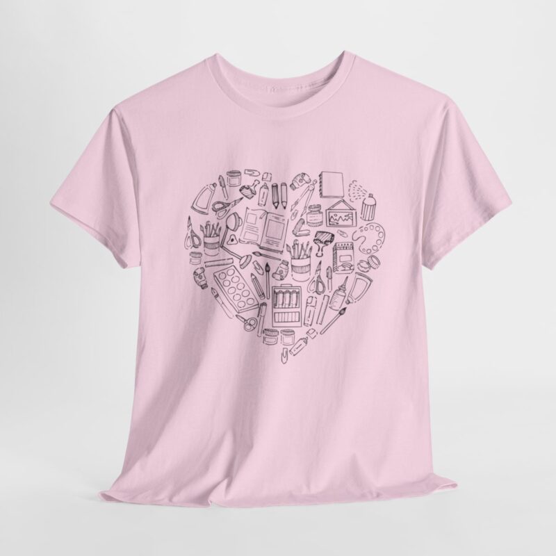 Creative Heart Artist T-Shirt in Soft, Breathable Fabric