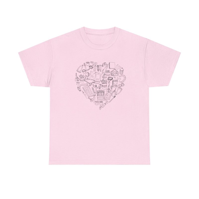 Creative Heart Artist T-Shirt in Soft, Breathable Fabric