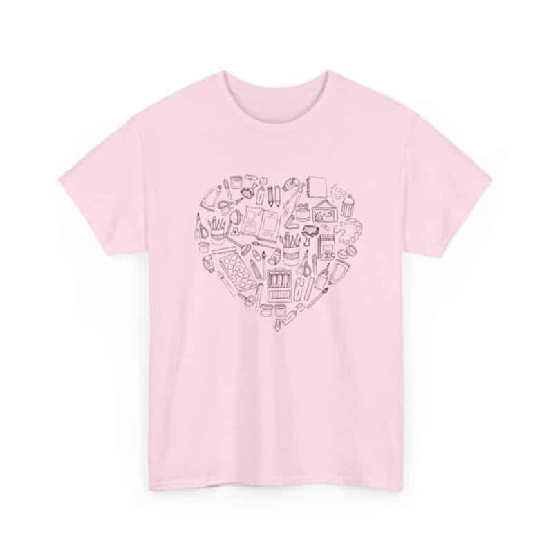 Creative Heart Artist T-Shirt in Soft, Breathable Fabric