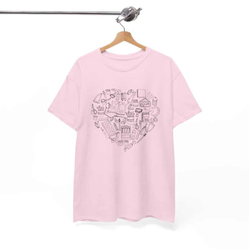 Creative Heart Artist T-Shirt in Soft, Breathable Fabric