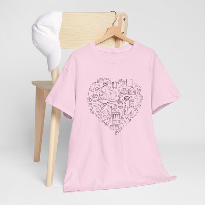 Creative Heart Artist T-Shirt in Soft, Breathable Fabric