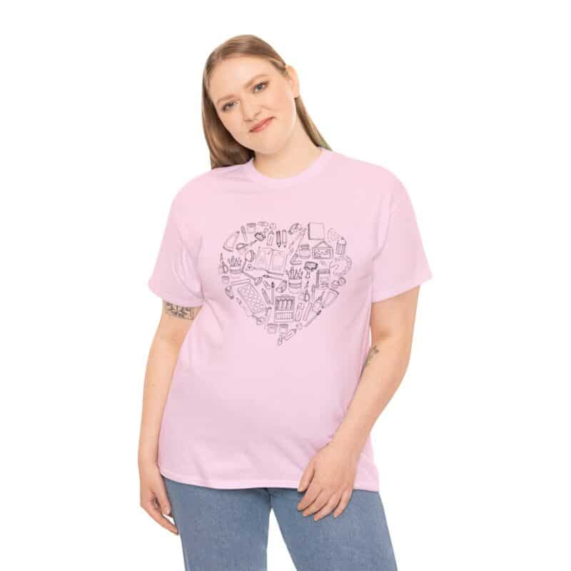 Creative Heart Artist T-Shirt in Soft, Breathable Fabric