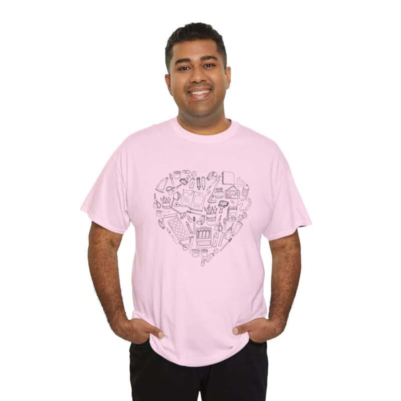 Creative Heart Artist T-Shirt in Soft, Breathable Fabric