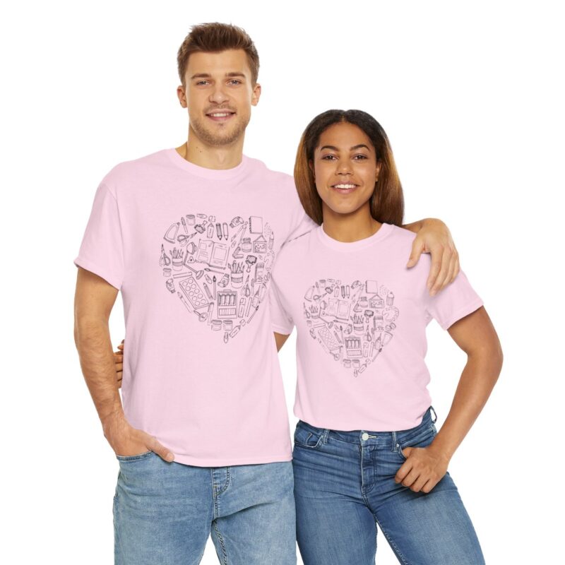 Creative Heart Artist T-Shirt in Soft, Breathable Fabric