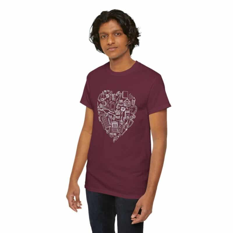 Creative Heart Artist T-Shirt in Soft, Breathable Fabric